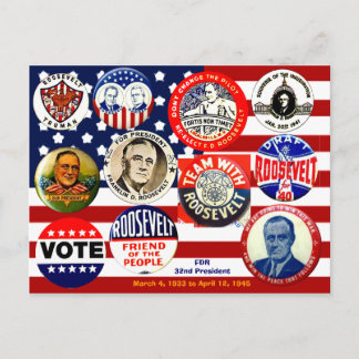 FDR - Carte postale