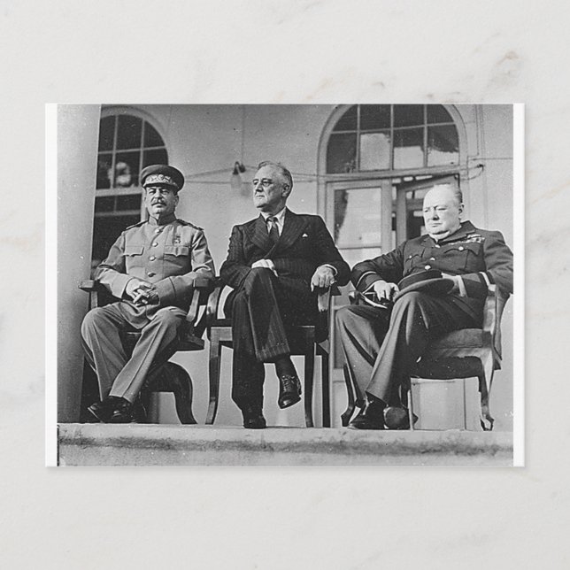 fdr_churchill_stalin_2 postcard (Front)