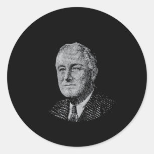 Fdr New Shirt Roosevelt New  Classic Round Sticker