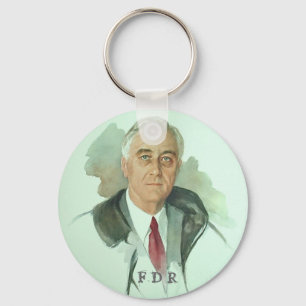 FDR Portrait Keychain