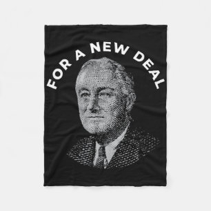 Fdr President Franklin Roosevelt New  Fleece Blanket