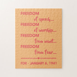FDR QUOTE JIGSAW PUZZLE
