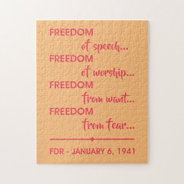 FDR QUOTE JIGSAW PUZZLE (Vertical)