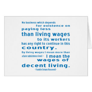 FDR sur les salaires