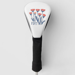 FDT Floral Wreath Subtle Feminine Boho Anti-Trump Golf Head Cover