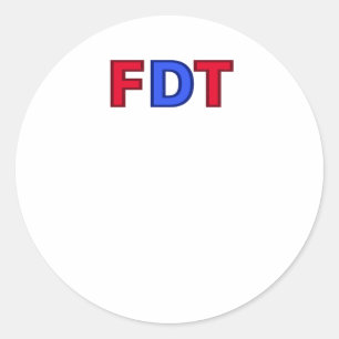 Fdt - For Donald Trump Sticker 
