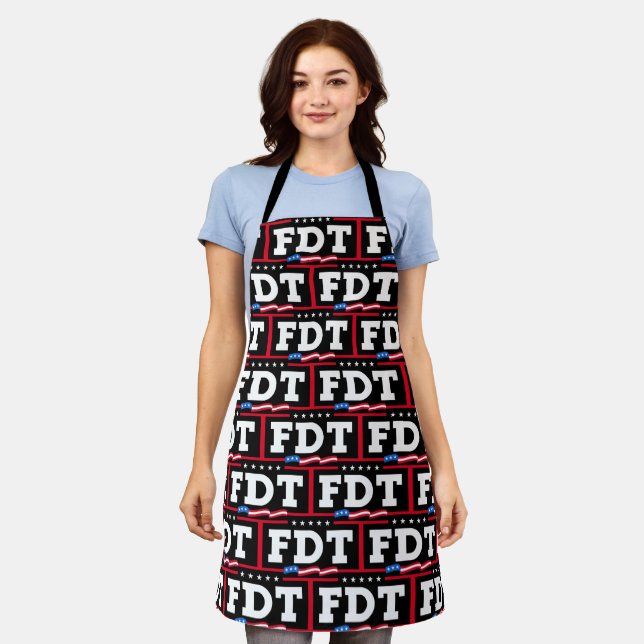FDT Funny Anti-Trump No-Trump  Apron (Worn)