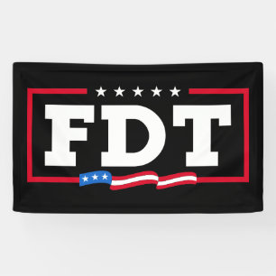 FDT Funny Anti-Trump No-Trump Banner