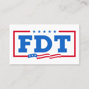 FDT Funny Anti-Trump No-Trump Business Card