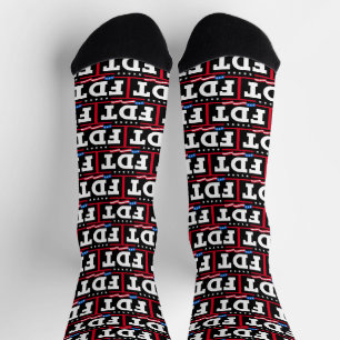 FDT Funny Anti-Trump No-Trump Socks