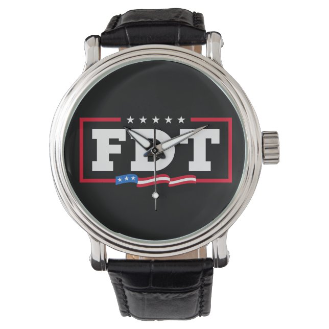 FDT Funny Anti-Trump No-Trump  Watch (Front)