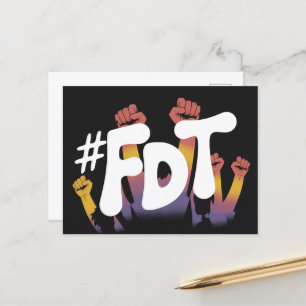 FDT Hands in the Air Postcard