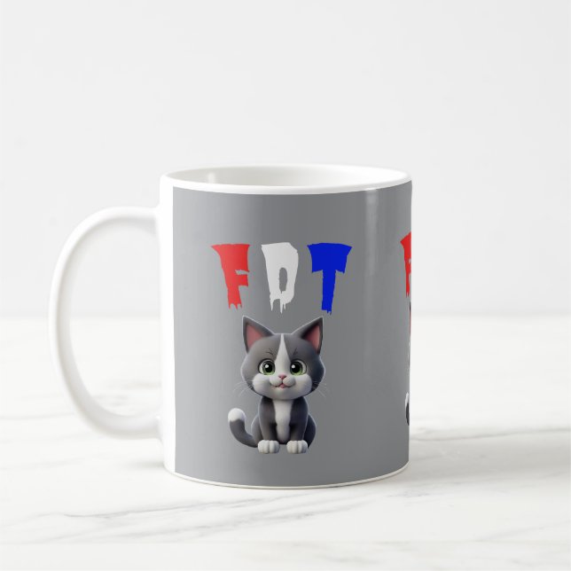 FDT LITTLE KITTY STATEMENT COFFEE MUG (Left)