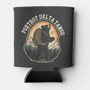 FDT Resist Bear Foxtrot Delta Tango Can Cooler
