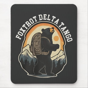 FDT Resist Bear Foxtrot Delta Tango Mouse Pad