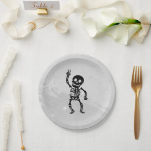 FDT Trump Funny Anti Trump Skeleton Paper Plate