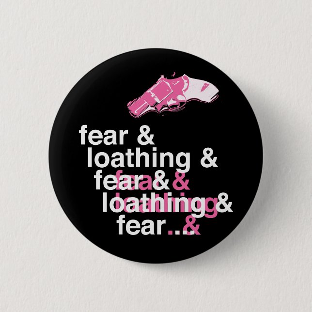 Fear and Loathing 2 Inch Round Button (Front)