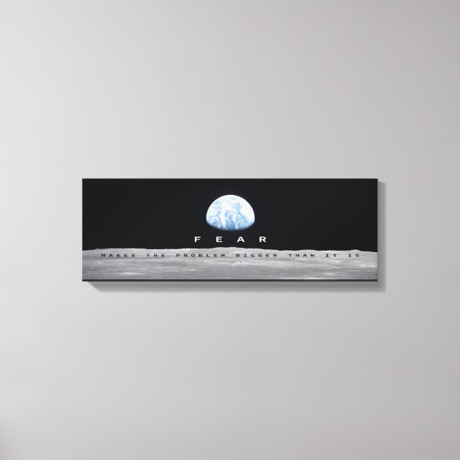 "FEAR" CANVAS PRINT (Front)
