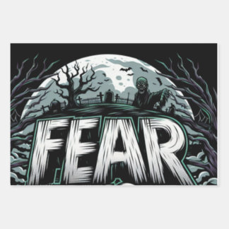 FEAR FEST WRAPPING PAPER SHEET