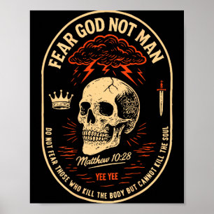 Fear God Not Mean Do Not Fear Those Kill The Body  Poster