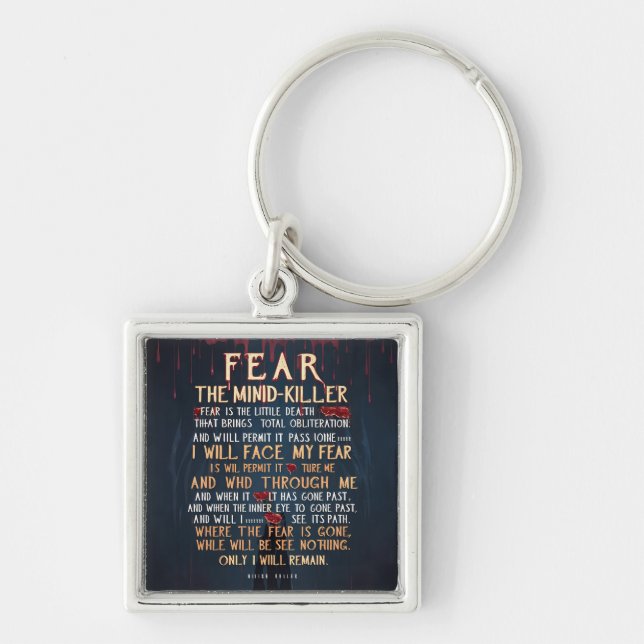 Fear Is the Mind-Killer Keychain (Front)