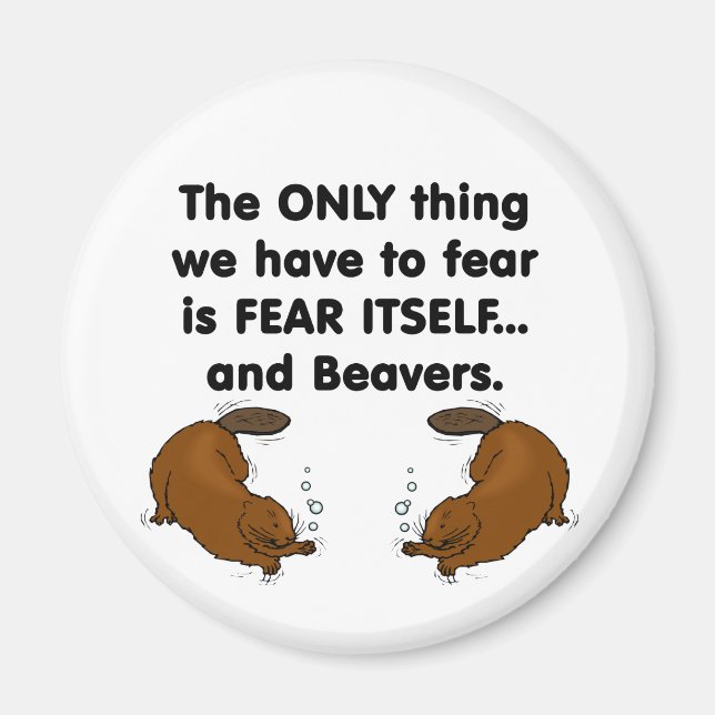 Fear Itself Beavers Magnet (Front)