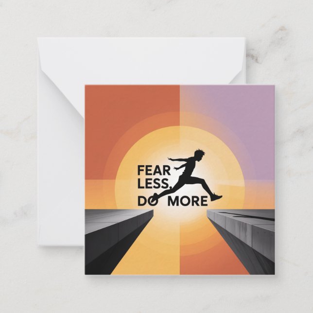Fear Less, Do More Card (Front)