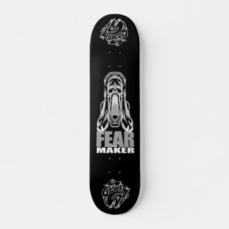 "FEAR MAKER – Horror Scream Skull Skateboard Deck"