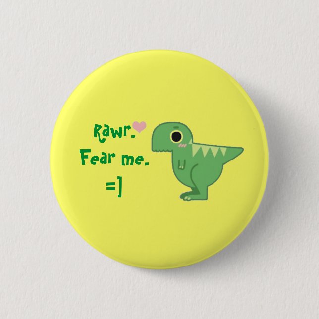 Fear Me 2 Inch Round Button (Front)