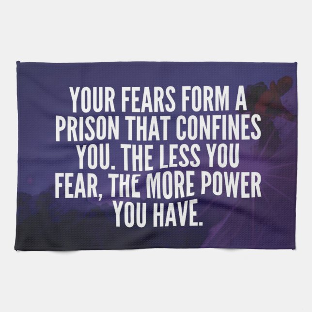 FEAR - Motivational Kitchen Towel (Horizontal)