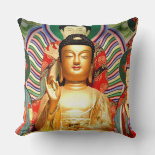 fear no evil   throw pillow