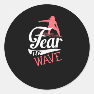 Fear no Wave Classic Round Sticker