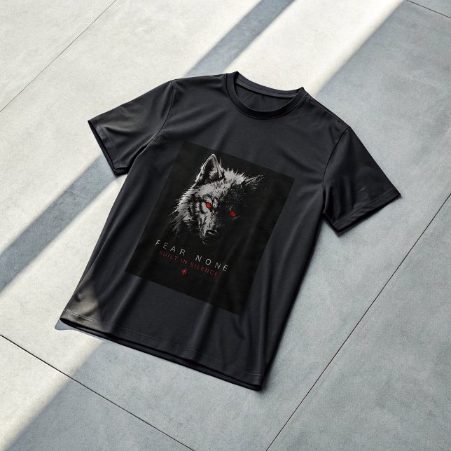 Fear None Built In Silence Wolf T-Shirt | Alpha  (Creator Uploaded)