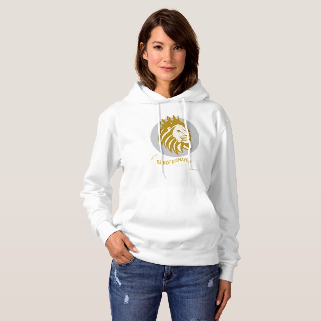 Fear Not Be Not Dismayed Isaiah 41:10 Hoodie (Front Full)