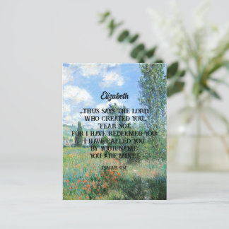 Fear Not Bible Verse Nature Artwork Christian Gift Postcard