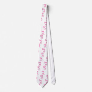 Fear Not Christian Pink Grunge Tie