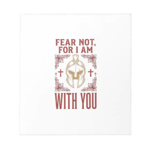 Fear Not Christian Warrior Vintage T-Shirt_1 Notepad