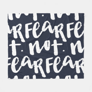 Fear not fleece blanket