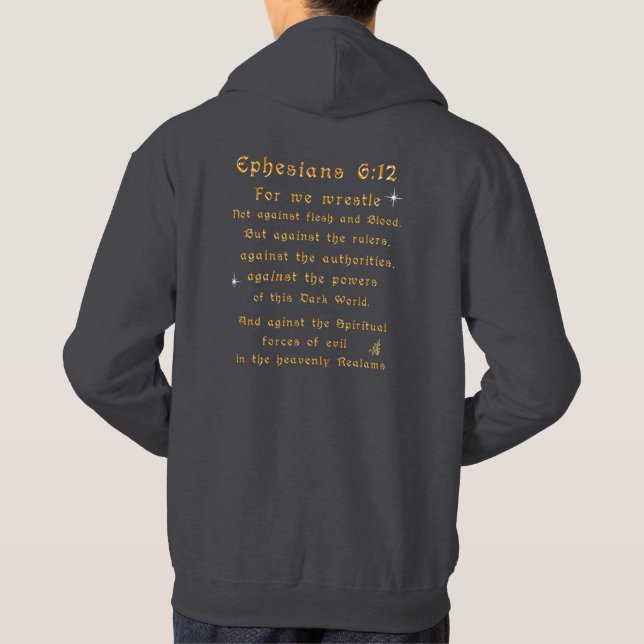 Fear not for I am with thee Hoodie (Back)