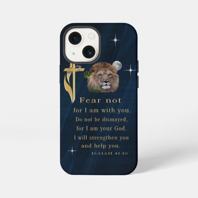 Fear not for I am with thee iPhone Case (Back)
