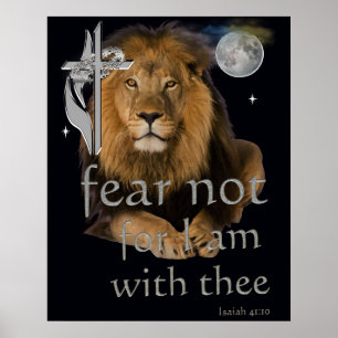 Fear not for I am with thee Poster