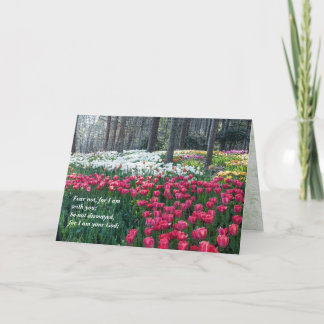 "Fear Not, for I Am with You"  Encouragement Card