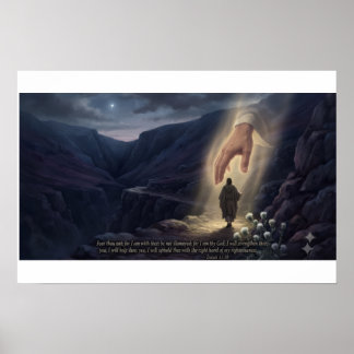 Fear Not for I Am With You Poster | Isaiah 41:10 