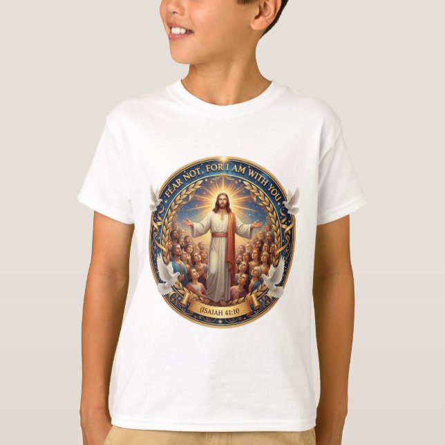 Fear not, for I am with you T-Shirt (Front)