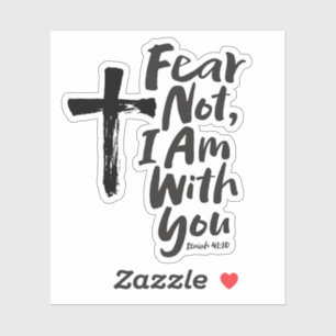 FEAR NOT, I AM with you Black Cross - Isaiah 41:10