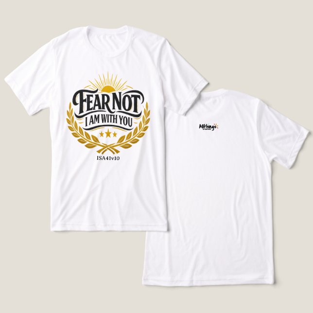 Fear Not - ISA41v10 Tri-Blend Shirt (Design Front & Back)
