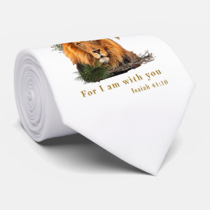 Fear not Isaiah 41:10 Tie