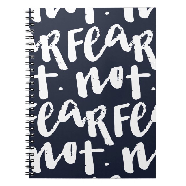 Fear not notebook (Front)