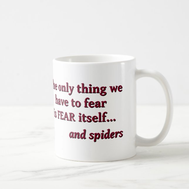 Fear of Spiders Mug (Right)
