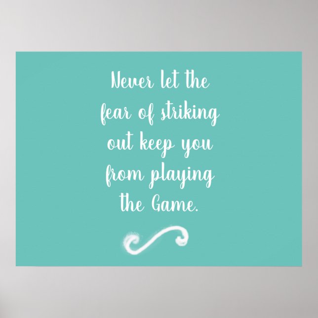 Fear of Striking Out Poster (Front)